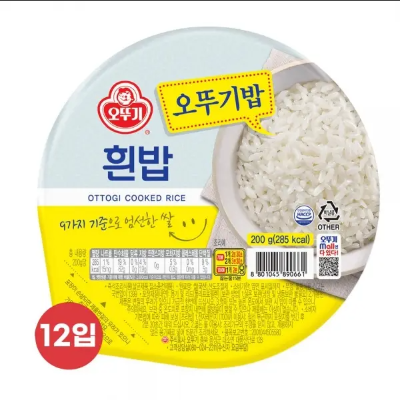 ★타임특가★ 오뚜기 오뚜기밥 200g(12개입)