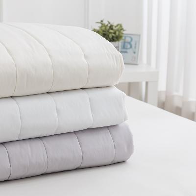 심플 알러지케어 먼지없는 집먼드기 차단 마이크로 단색 마임 미끄럼방지 밴딩 침대패드