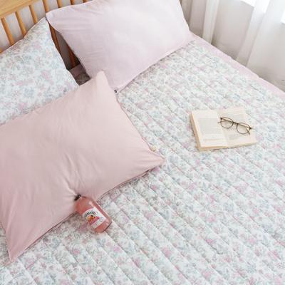 심플 은은한 숲 패턴 부드러운 렌징 모달100% 버니 미끄럼방지 침대패드