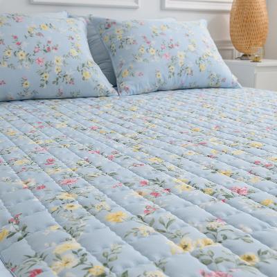 심플 알러지케어 잔잔한 플라워패턴 빅토리아 마이크로모달  미끄럼방지 침대패드 SS/Q