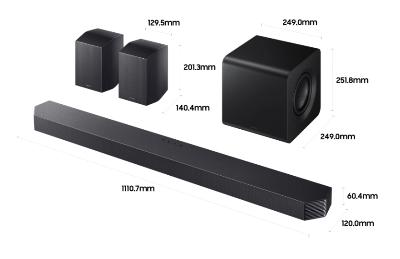 삼성 사운드바 HW-Q930F/KR 9.1.4 채널