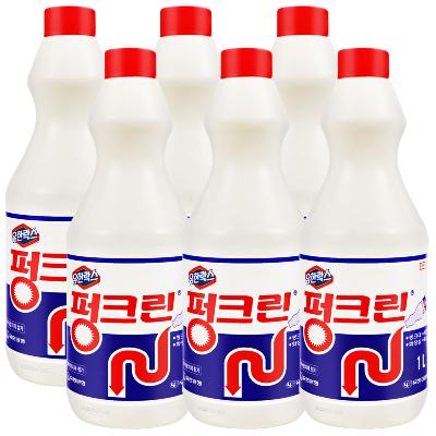 유한락스펑크린1L × 6개