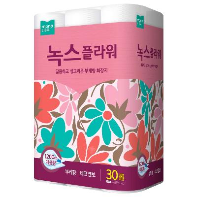 모나리자 녹스 플라워 40m*30롤 3팩