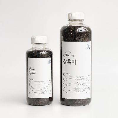 [방앗간아이] 국산 찰흑미 잡곡  500ml 1L 800g