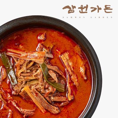 [삼원가든] 얼큰육개장 (600g X 4개)