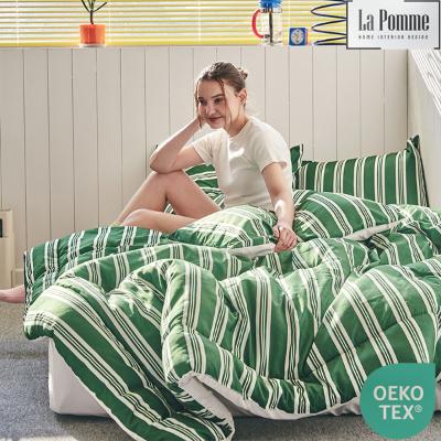 [라뽐므] 마들렌 피치스킨 차렵이불(선택)+베개커버 ◆ 봄가을 간절기용 차렵이불