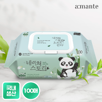 [단독특가] 대용량 가성비 엠보싱 캡형 PAN 물티슈 100매 10팩