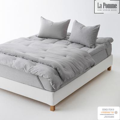 [라뽐므] 부드러운 일리크 카치온 차렵이불+토퍼+베개커버 S/Q/K (선택)