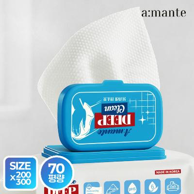 [신제품 런칭 EVENT] 딥클린 물걸레청소포 먼지 바닥 청소물티슈 대형 30매 10팩