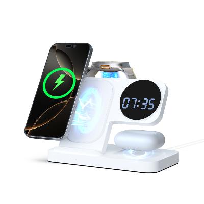 [엑스트라] WCP-330 듀얼코일 올인원 고속무선충전 거치대 (애플/갤럭시워치 겸용)