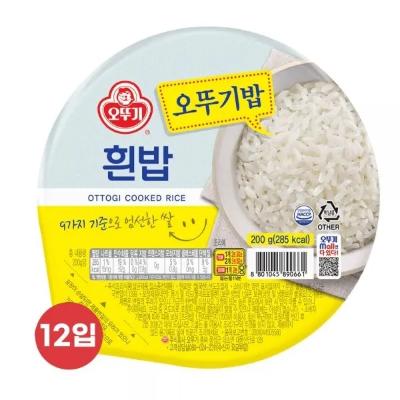 ★타임특가★오뚜기 오뚜기밥 200g(12개입)