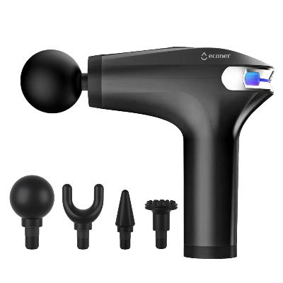 [에코너] M5 저소음 파워부스트 진동 바디 마사지건 - 그레이