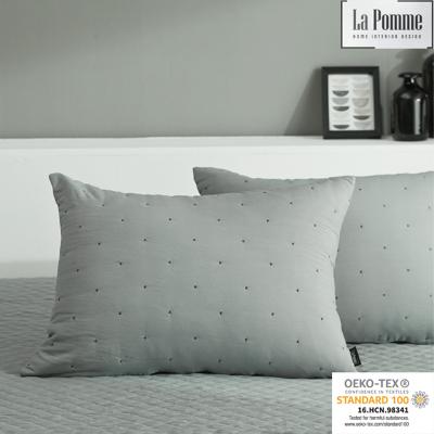 [라뽐므] 코닌 도트그레이 베개커버(선택)