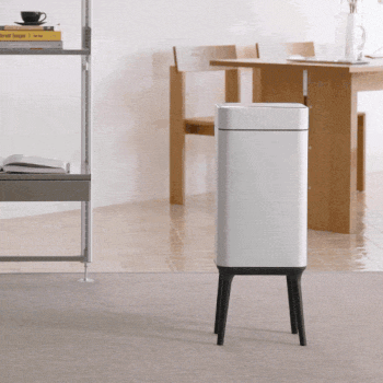 [다룸] 26L 자동센서 쓰레기통 슬릿형 d-TC-0026 (화이트,아이보리 택1)