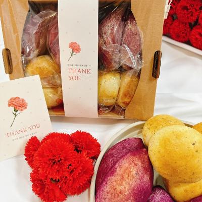 [부모님 감사선물] 수제 감자빵5개입+고구마빵5개입 박스