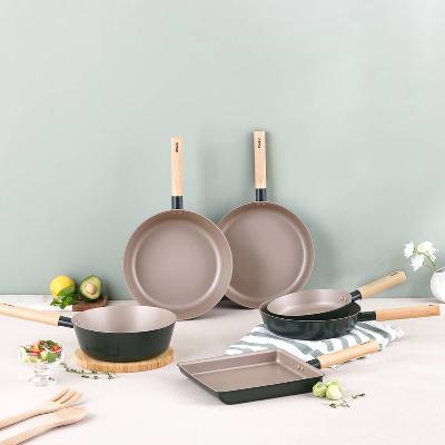 [키친플라워] 쿠킨 IH 라임우드 후라이팬 20cm 24cm 궁중팬 24cm 인덕션 프라이팬 깊은웍팬 가스호환