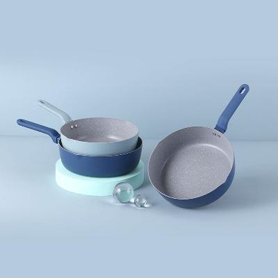 [키친플라워] 쿠킨 IH 멀티플러스 딥팬 2종세트(후라이팬 26cm+26cm) 깊은 후라이팬 궁중팬 인덕션 가스호환