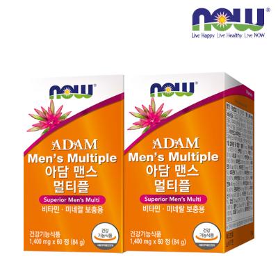 [나우푸드] 아담 맨스 멀티플(60정) x 2박스