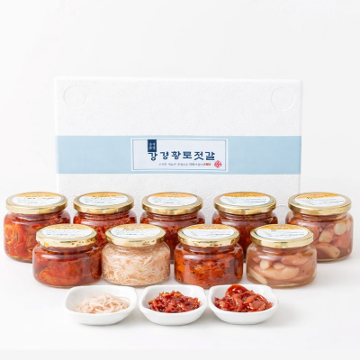 [추천] 강경황토젓갈 모음 (백명란젓, 창란젓, 오징어젓, 낙지젓, 씨앗젓갈 등) 250g