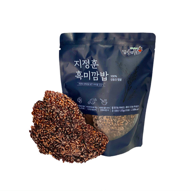 지정훈 건강한 흑미 깜밥 누룽지 120gX3봉 / 흑미,현미,보리,백미