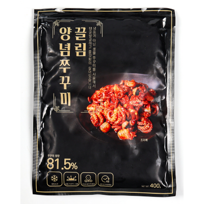 [마루컴퍼니]끌림 얼리지 않은 생물 쭈꾸미로 만든 양념 쭈꾸미 볶음 400g/400*2/택일