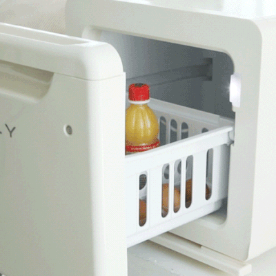 [OLLY] 올리 파스텔 미니 냉장고 OLR02 / 아이보리