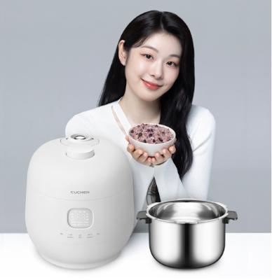 ★공동구매★ [쿠첸] 김연아 brain 풀스테인레스 6인용 음성안내 IH압력밥솥 CRH-VWTS0621SFMW