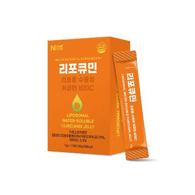 [뉴네이처] 리포좀수용성 커큐민젤리스틱 리포큐민 15g x 10포