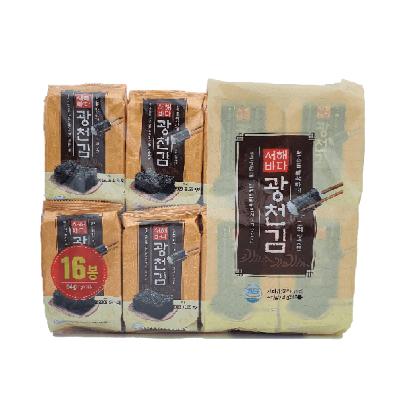 [1만원균일가][서해바다] 고소한_재래 광천김 4gx16봉