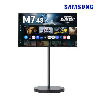 [삼성] 43인치 무빙스타일 M7 블랙 LS43FM702U-1BB 라이트 무빙스탠드