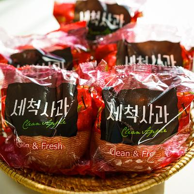 ★안심포장★세척 부사사과 껍질째 먹는 달콤 아삭 프리미