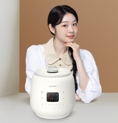 [쿠첸] 듀얼프레셔 음성안내 6인용 전기압력밥솥 CRS-FWFD0610DFMW