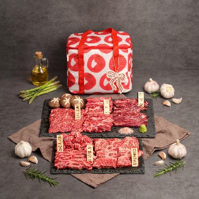 [정립한우][한우갈비명작] 한우 갈비살부위 6종 프리미엄 올인원 세트 1.4kg 선물세트