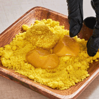 [귀빈정] 30년전통 울산 행복떡집 단호박인절미 1kg(8~9개) 흑임자/카스테라/택일