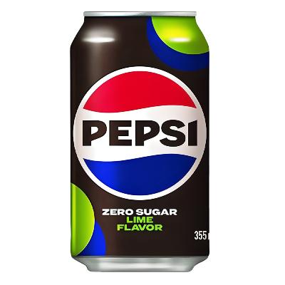 [롯데칠성] 펩시 제로슈거 라임 355ml 24캔 콜라 뚱캔 탄산음료