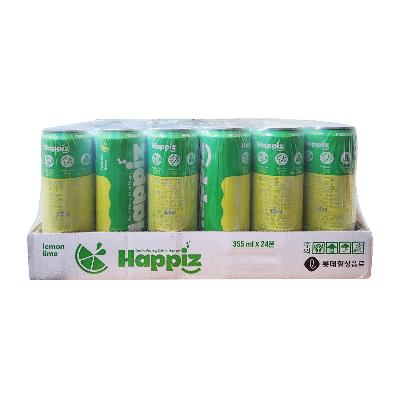 롯데칠성 해피즈 레몬라임 캔 355ml(24개입)