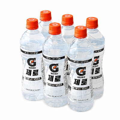 [롯데칠성음료] 게토레이 제로 600ml x 6개