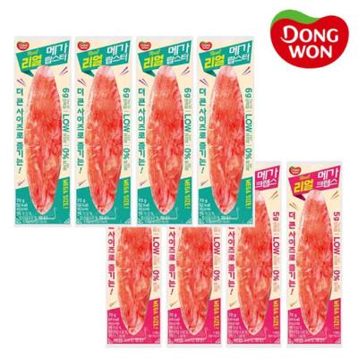 [동원] 리얼 메가 크랩스 70g 4개+리얼 메가 랍스터 70g 4개