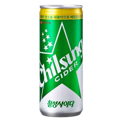 [롯데칠성] 칠성사이다 245ml 30캔 업소용 캔음료