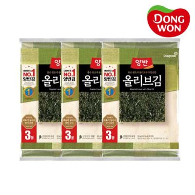 [동원] 올리브김 (5매) x 9봉 (3x3)