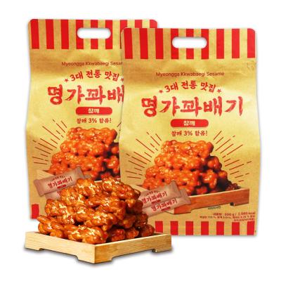 [에이플러스] 국민간식 명가꽈배기 참깨맛 500g x 2개