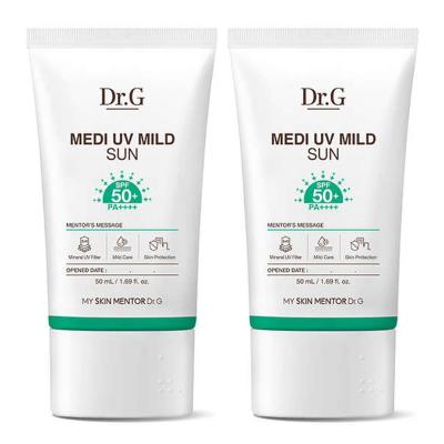 [닥터지] 1+1 메디 유브이 마일드 선 50ml(SPF50+) 기능성 선크림 자외선차단