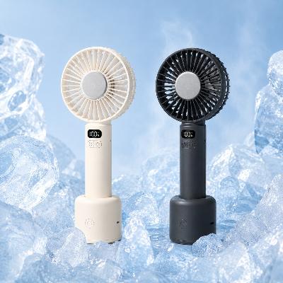 [엑스트라] 블루스톰 F26 아이스쿨링 급속냉각 BLDC 휴대용 선풍기(거치회전용 받침포함)