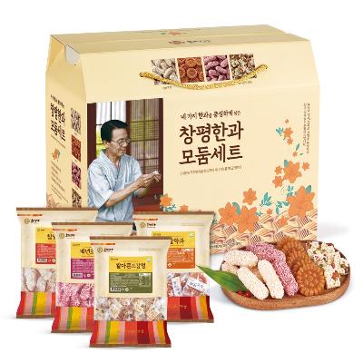 창평한과 모둠세트 1.52KG / 한과선물세트 유과 약과 강정