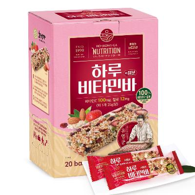호정가 하루비타민바 (20개입) / 1개당 비타민과 철분 권장섭취량 100% 함유