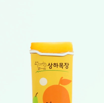 ★타임특가★ 상하목장 얼려먹는 아이스 귤배 85mL 24개 (홀더증정 재고 소진시까지)
