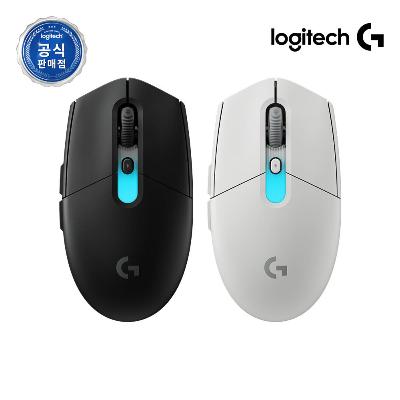 [로지텍] G304 X SUPERLIGHT 마우스 (블랙, 화이트)