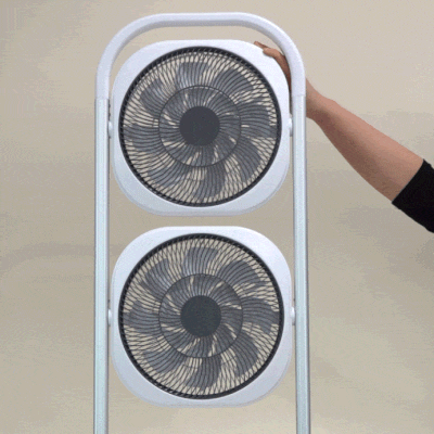[보랄] BLDC 듀얼 헤드 접이식 선풍기 BR-DH220F