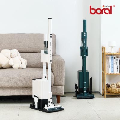 [보랄] 오토백 BLDC 프로 무선청소기 BR-860VC (화이트,그린 택1)