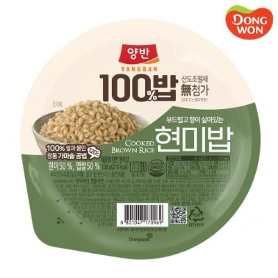 [동원] 양반 100밥 현미밥 130g x 36개